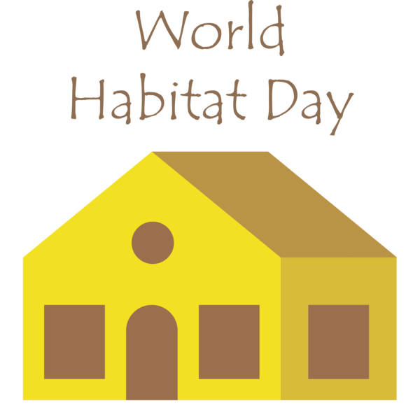 Transparent World Habitat Day Logo Design Isla Margarita for Habitat Day for World Habitat Day