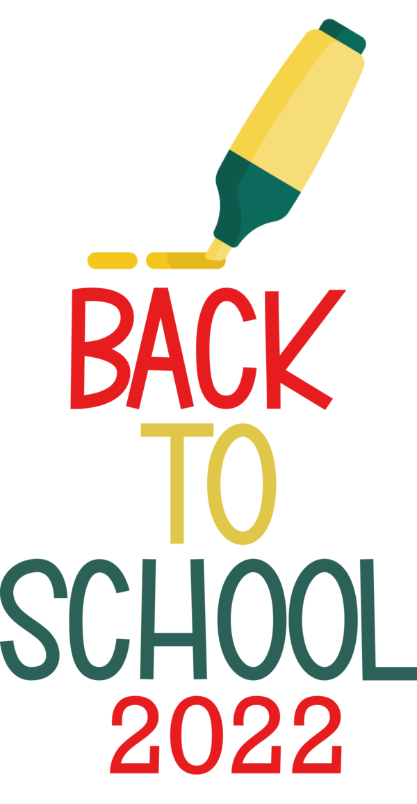 Transparent Back to School Logo Design Yellow for Welcome Back to School for Back To School