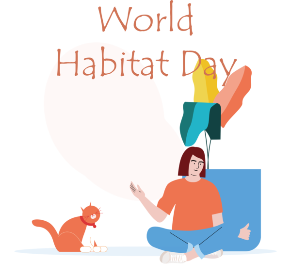Transparent World Habitat Day Drawing Cartoon Birds for Habitat Day for World Habitat Day