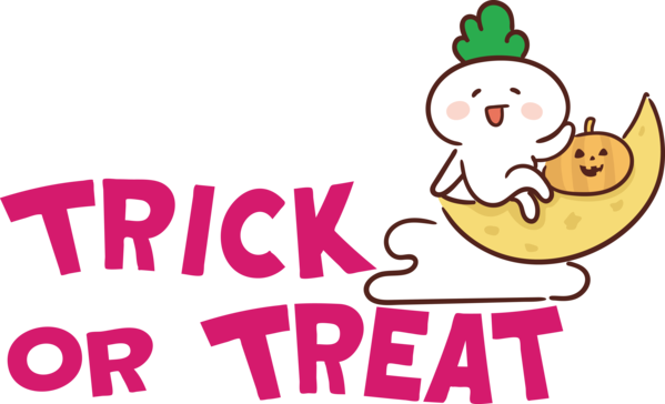 Transparent Halloween Cartoon Character Line for Trick Or Treat for Halloween
