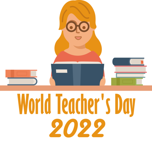 Transparent World Teacher's Day Logo Design Cartoon for Teachers' Days for World Teachers Day
