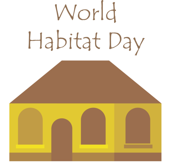 Transparent World Habitat Day Paris2day Yellow Line for Habitat Day for World Habitat Day