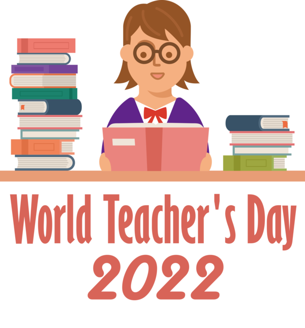 Transparent World Teacher's Day learning Design Reading for Teachers' Days for World Teachers Day
