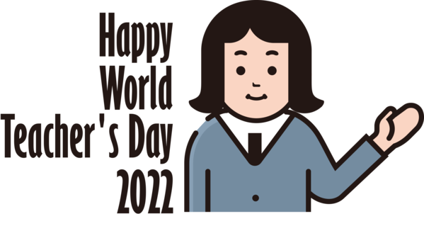 Transparent World Teacher's Day Design Cartoon Jitanda for Teachers' Days for World Teachers Day