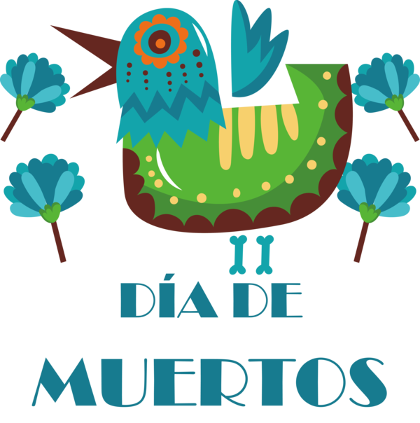 Transparent Day of the Dead Logo Design Squirrels for Día de Muertos for Day Of The Dead