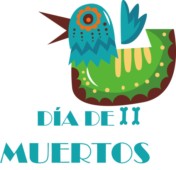Transparent Day of the Dead Squirrels Design Drawing for Día de Muertos for Day Of The Dead