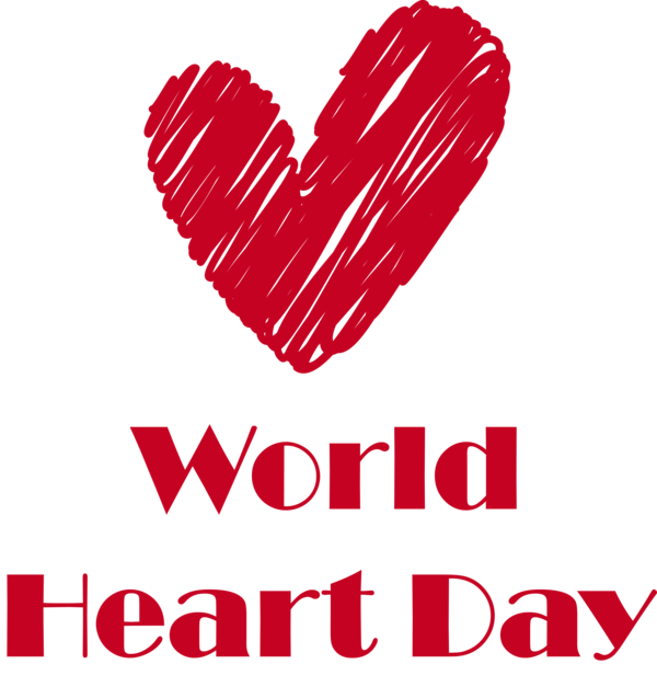 Transparent World Heart Day Logo Heart 095 N for Heart Day for World Heart Day