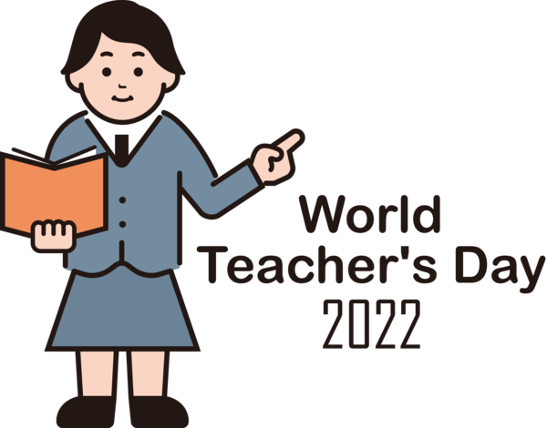 Transparent World Teacher's Day Cartoon Design Web design for Teachers' Days for World Teachers Day