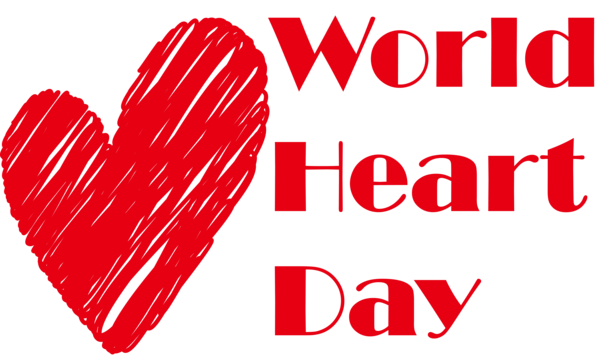 Transparent World Heart Day Logo 095 N Red for Heart Day for World Heart Day