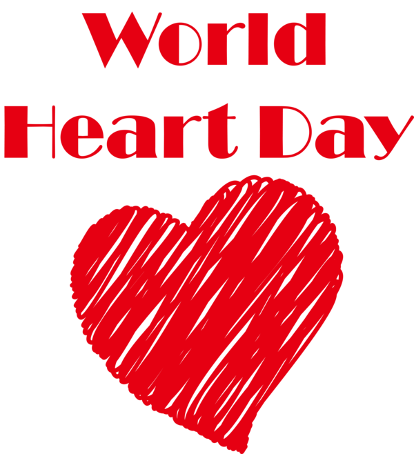Transparent World Heart Day Drawing Design Logo for Heart Day for World Heart Day