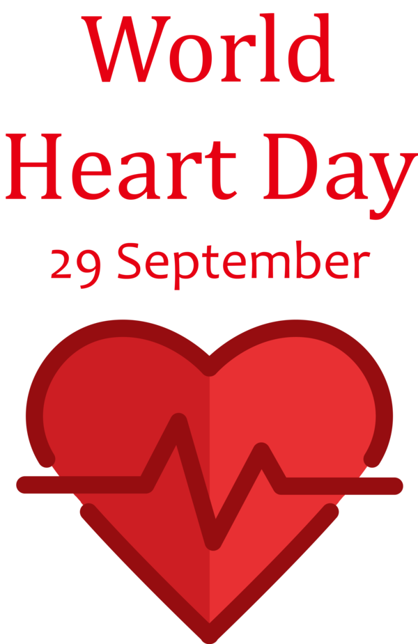 Transparent World Heart Day Eurofirany 095 N Line for Heart Day for World Heart Day