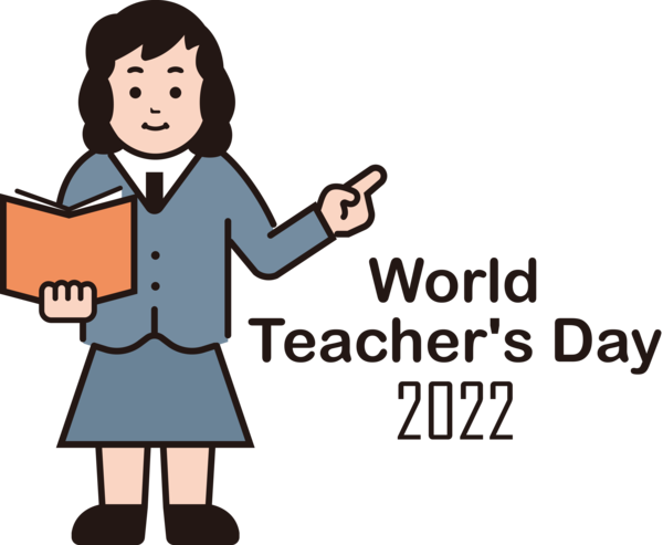 Transparent World Teacher's Day Toddler M Cartoon Organization for Teachers' Days for World Teachers Day