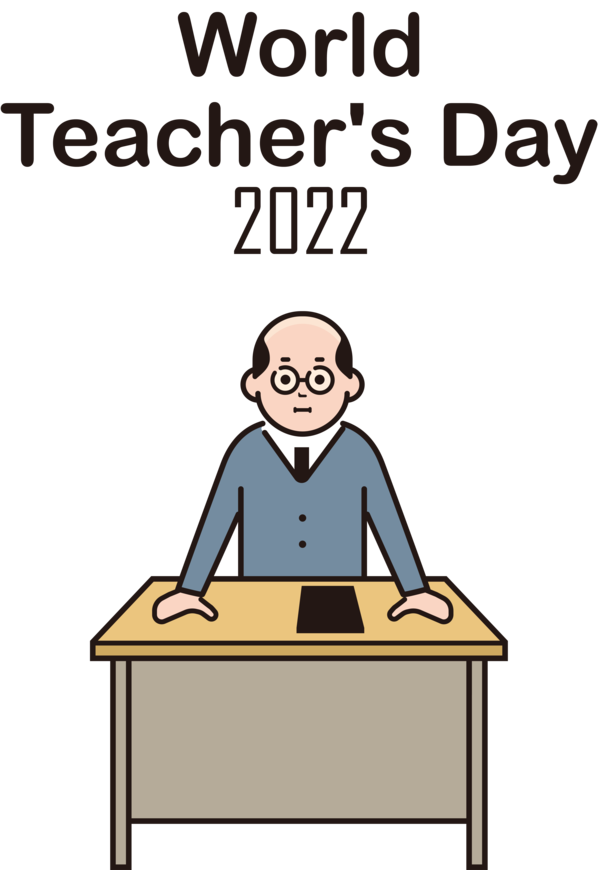 Transparent World Teacher's Day Mathematics Conversation Cartoon for Teachers' Days for World Teachers Day