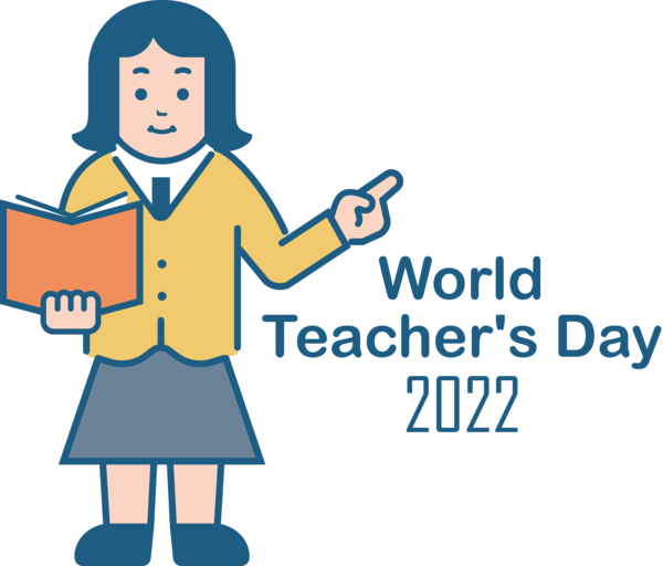 Transparent World Teacher's Day Public Relations Cartoon Organization for Teachers' Days for World Teachers Day