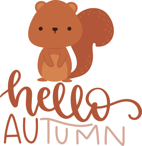 Transparent thanksgiving Cartoon Logo Dog for Hello Autumn for Thanksgiving