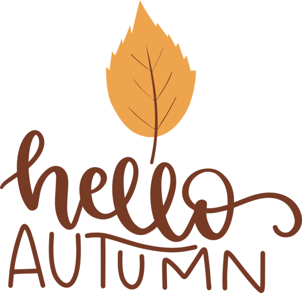 Transparent thanksgiving Logo Leaf Line for Hello Autumn for Thanksgiving