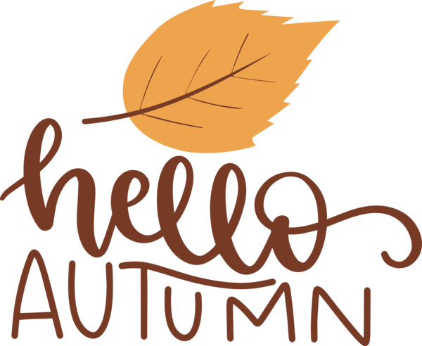 Transparent thanksgiving Logo Line Plant for Hello Autumn for Thanksgiving
