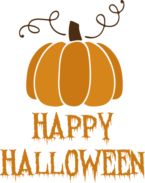 Transparent Halloween Logo Commodity Pumpkin for Happy Halloween for Halloween