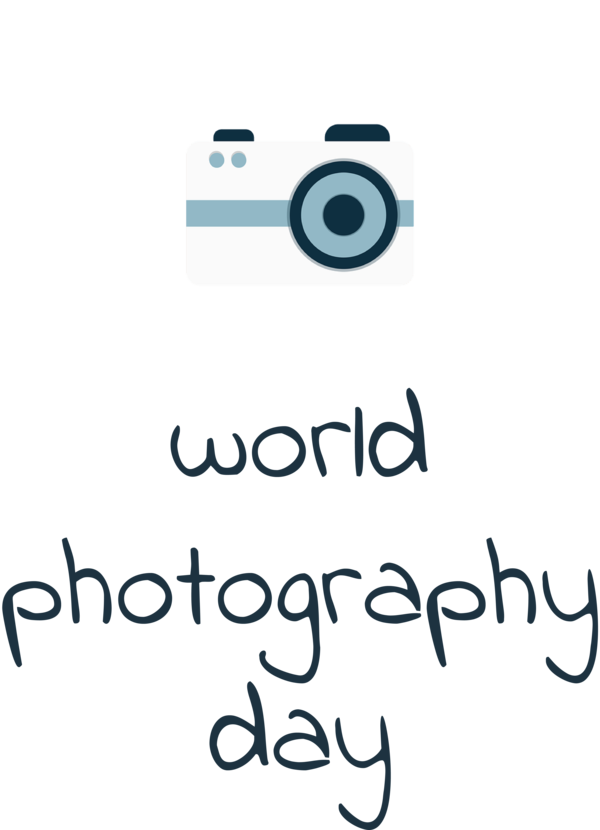 Transparent World Photography Day Logo Design Diagram for Photography Day for World Photography Day