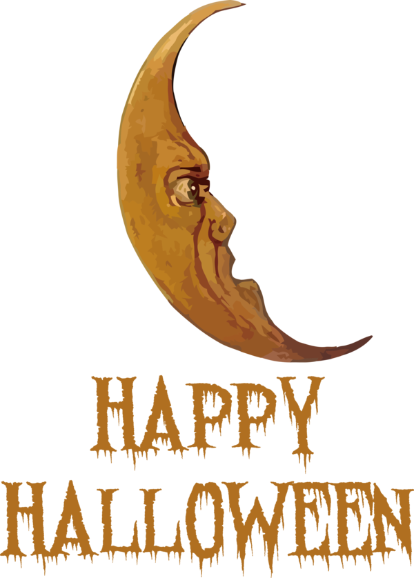 Transparent Halloween Logo Font Meter for Happy Halloween for Halloween