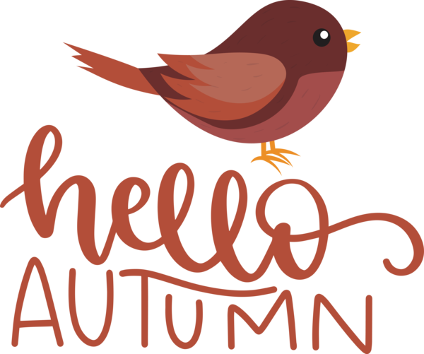 Transparent thanksgiving Birds Logo Beak for Hello Autumn for Thanksgiving