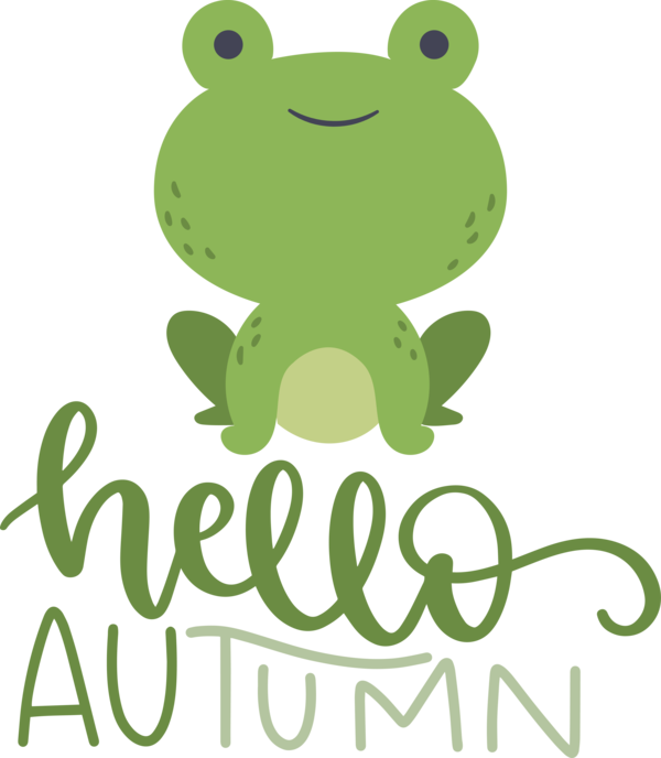 Transparent thanksgiving Frogs Tree frog Logo for Hello Autumn for Thanksgiving