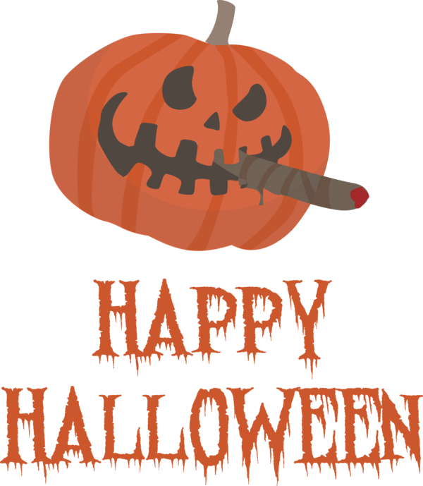 Transparent Halloween Jack-o'-lantern Logo Halloween for Happy Halloween for Halloween