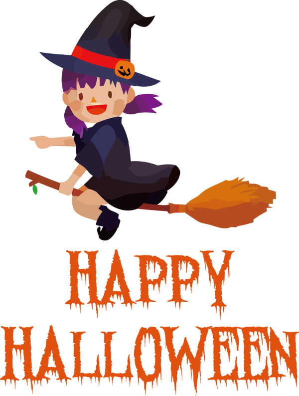 Transparent Halloween Cartoon Character Poster for Happy Halloween for Halloween