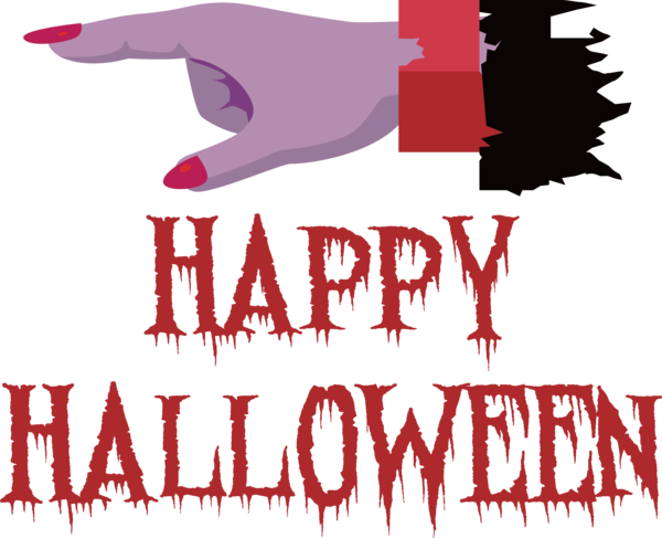 Transparent Halloween Poster Logo Character for Happy Halloween for Halloween