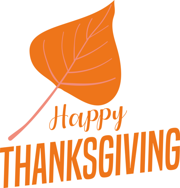 Transparent Thanksgiving Logo Leaf Line for Happy Thanksgiving for Thanksgiving