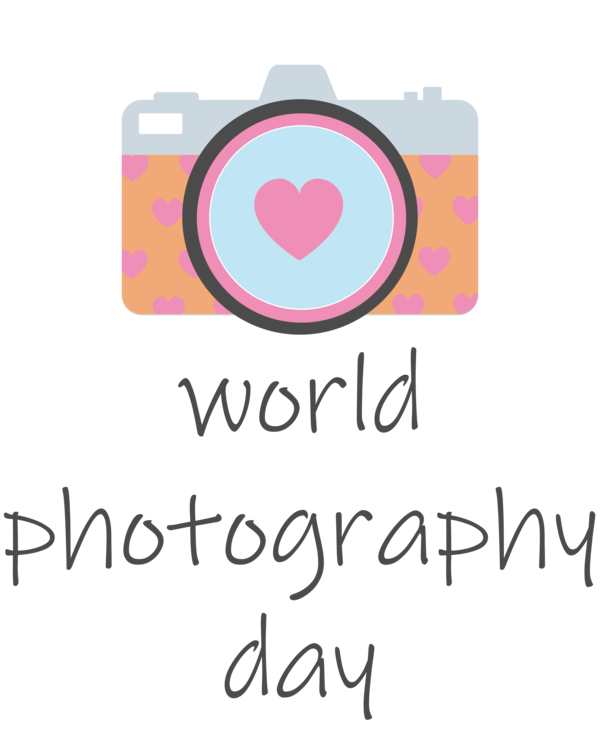 Transparent World Photography Day Logo Line Meter for Photography Day for World Photography Day