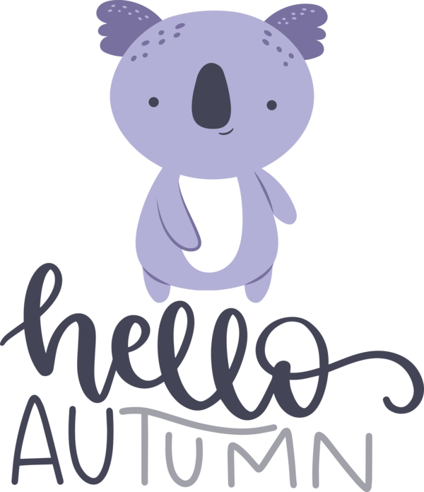 Transparent thanksgiving Koala Bears Teddy bear for Hello Autumn for Thanksgiving