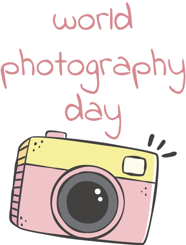 Transparent World Photography Day Optics Design Logo for Photography Day for World Photography Day