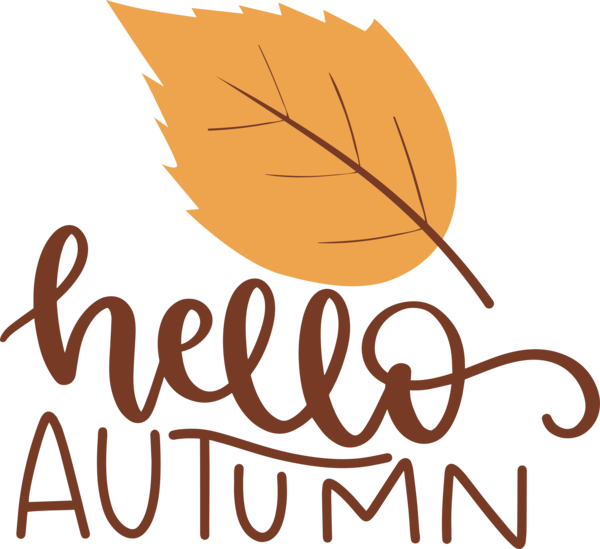 Transparent thanksgiving Logo Leaf Commodity for Hello Autumn for Thanksgiving