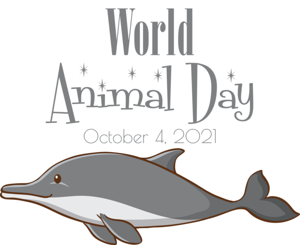 Transparent World Animal Day Short-beaked common dolphin Porpoises Dolphin for Animal Day for World Animal Day