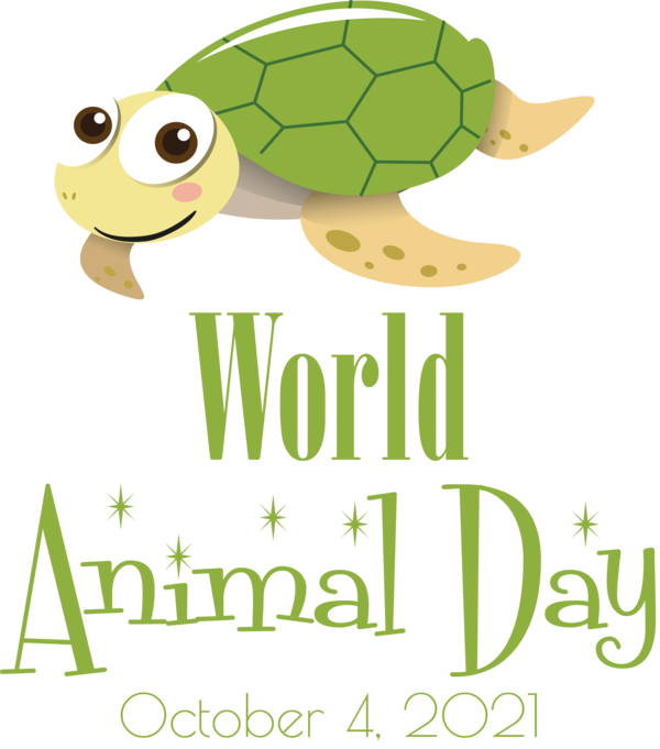 Transparent World Animal Day Tortoise Logo Turtles for Animal Day for World Animal Day
