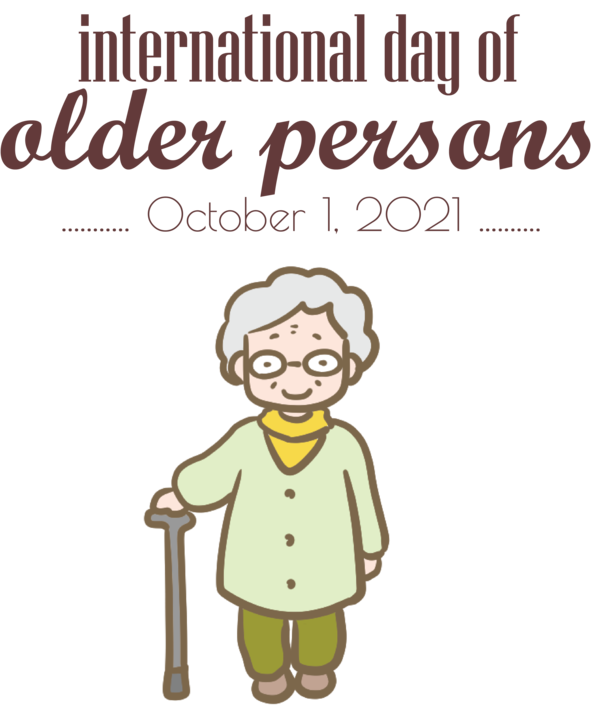 Transparent International Day for Older Persons Cartoon Drawing for International Day of Older Persons for International Day For Older Persons