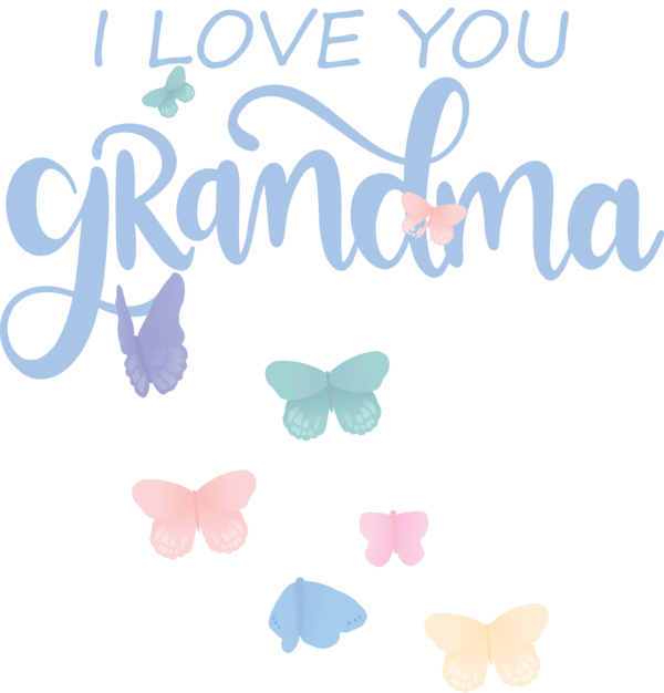 Transparent National Grandparents Day Logo Line Lepidoptera for Grandmothers Day for National Grandparents Day