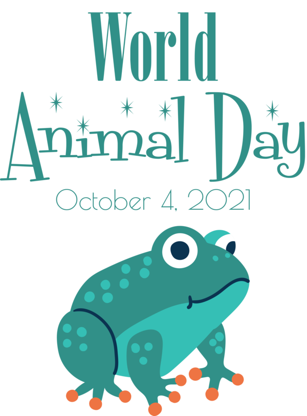 Transparent World Animal Day T-Shirt Printed T-shirt Big Frog Custom T-Shirts & More for Animal Day for World Animal Day