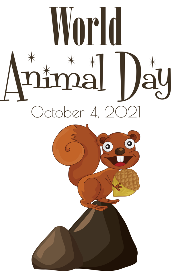 Transparent World Animal Day Bears Cartoon Behavior for Animal Day for World Animal Day