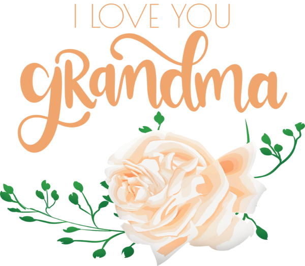 Transparent National Grandparents Day Floral design Garden roses Cut flowers for Grandmothers Day for National Grandparents Day