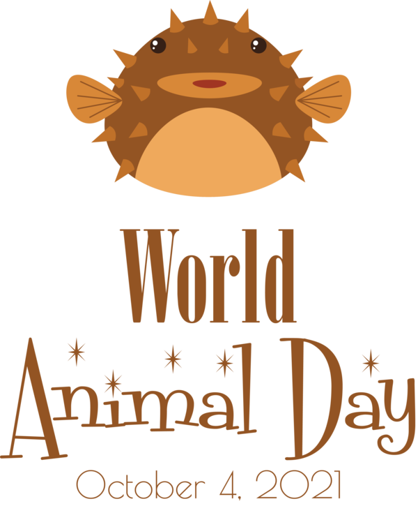 Transparent World Animal Day Puffers Royalty-free for Animal Day for World Animal Day