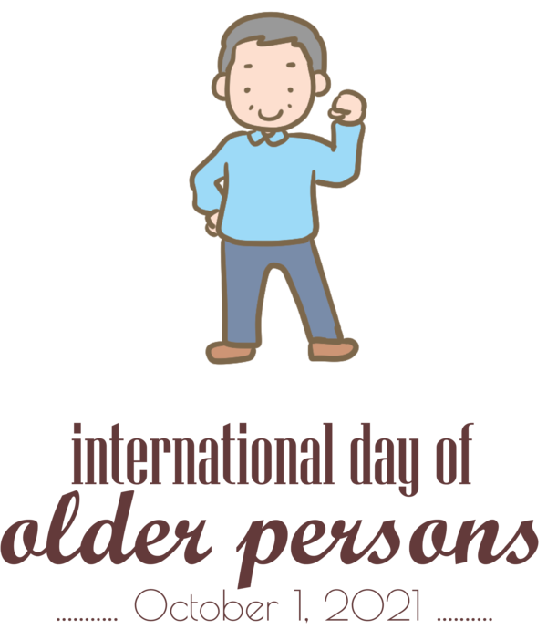 Transparent International Day for Older Persons Toddler M Smile Logo for International Day of Older Persons for International Day For Older Persons