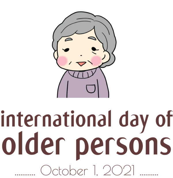 Transparent International Day for Older Persons Smile Happiness Face for International Day of Older Persons for International Day For Older Persons