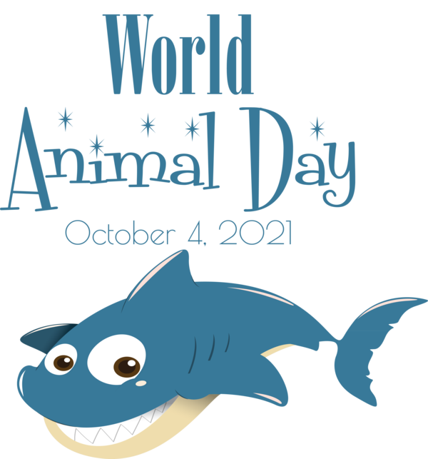 Transparent World Animal Day Logo Cartoon 9Round for Animal Day for World Animal Day