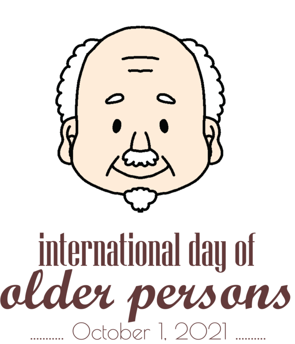 Transparent International Day for Older Persons Smile Happiness Forehead for International Day of Older Persons for International Day For Older Persons