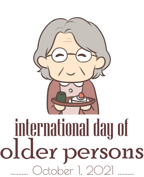 Transparent International Day for Older Persons Face Forehead Cartoon for International Day of Older Persons for International Day For Older Persons