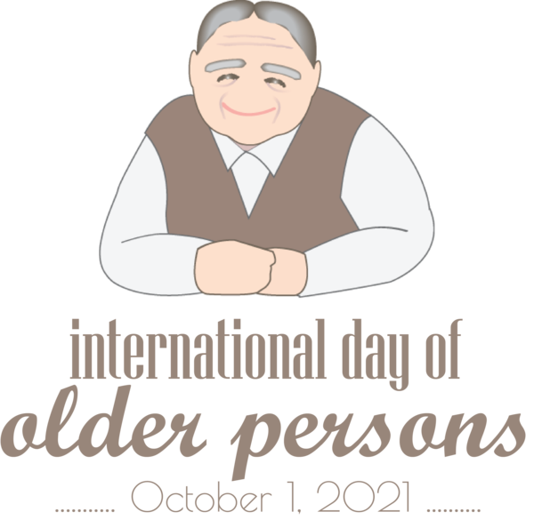 Transparent International Day for Older Persons Logo Cartoon Ferdinand for International Day of Older Persons for International Day For Older Persons