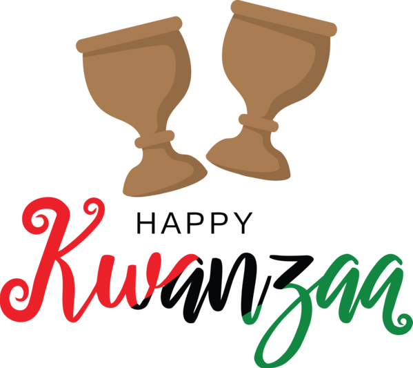 Transparent Kwanzaa Logo Line Design for Happy Kwanzaa for Kwanzaa