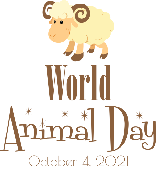 Transparent World Animal Day Cartoon Logo Line for Animal Day for World Animal Day